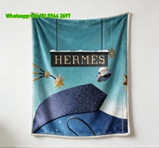 Hermès Starry Night Flannel Throw Blanket IMG_5406